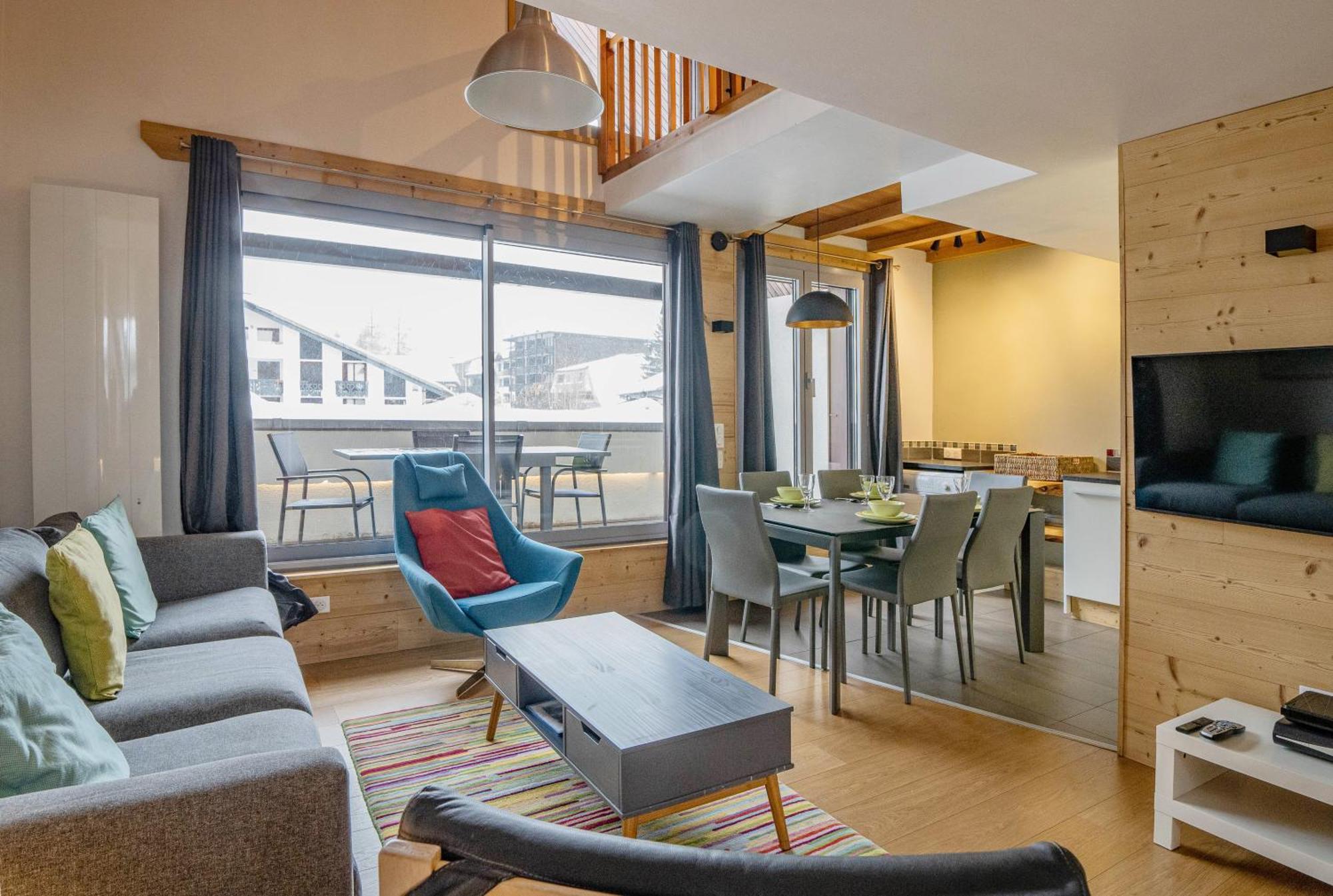 Apartment Genevrier - Spacious Balcony With Mont Blanc Views Chamonix ภายนอก รูปภาพ